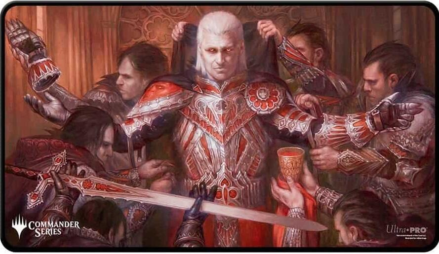 Ultra PRO - Black Stitched Gaming Playmat for Magic: The Gathering - Commander Series 3 Edgar