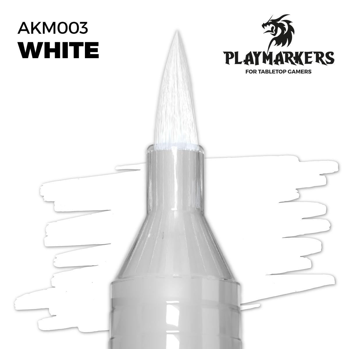 AK Interactive - Playmarker: White