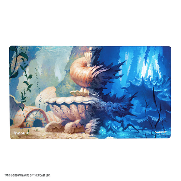 Magic: The Gathering | Lorwyn Eclipsed Shiny Playmat- Hallowed Fountain