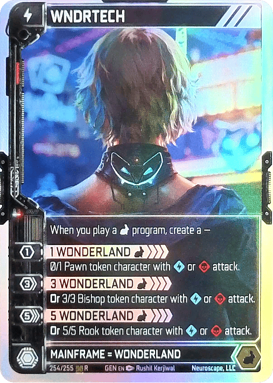 Neuroscape TCG - Wndrtech GEN-254 Foil