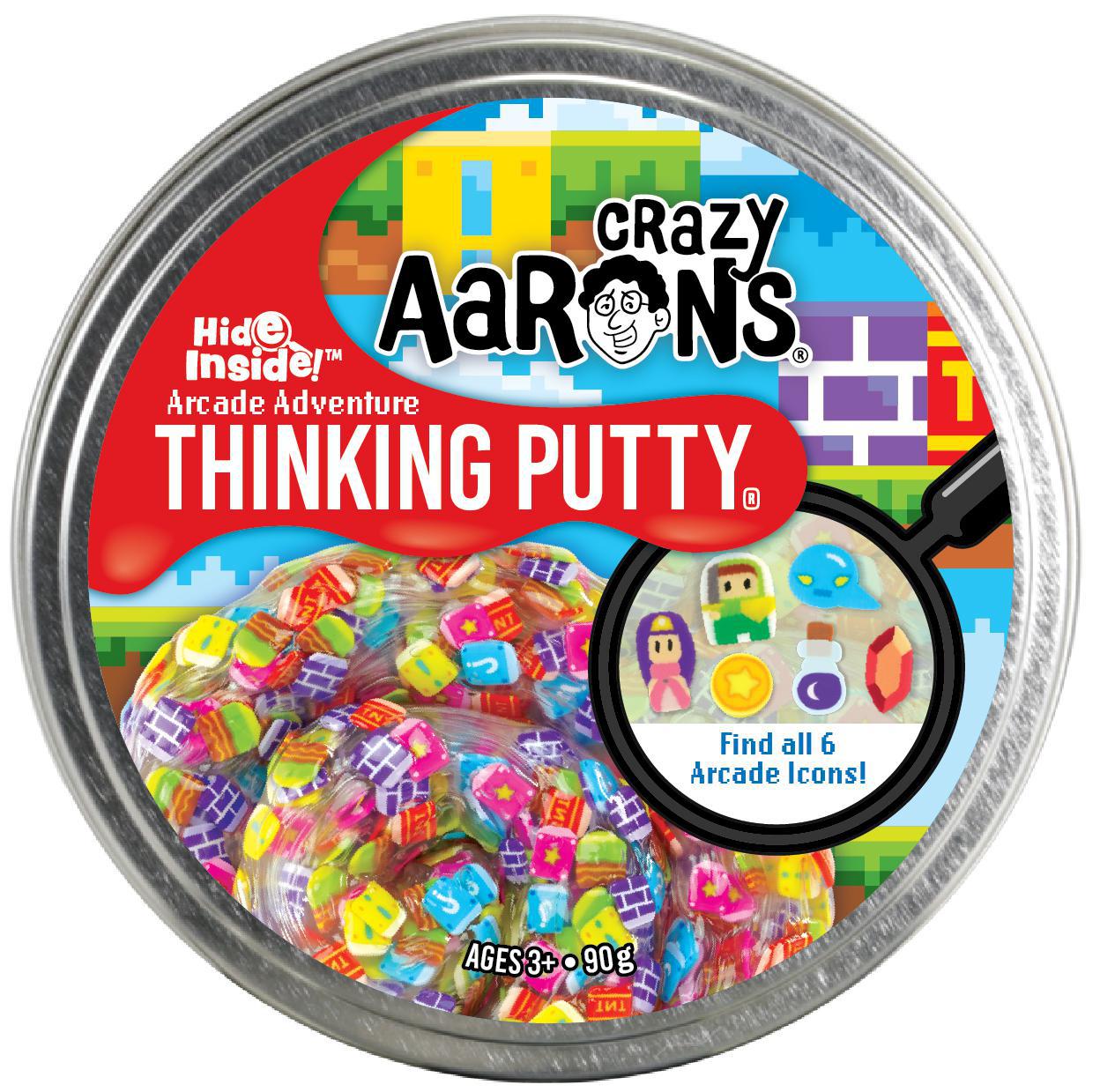Crazy Aaron's: Arcade Adventure - Full Size 4" Thinking Putty Tin