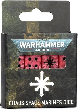 Warhammer 40,000 - Dice: Chaos Space Marines