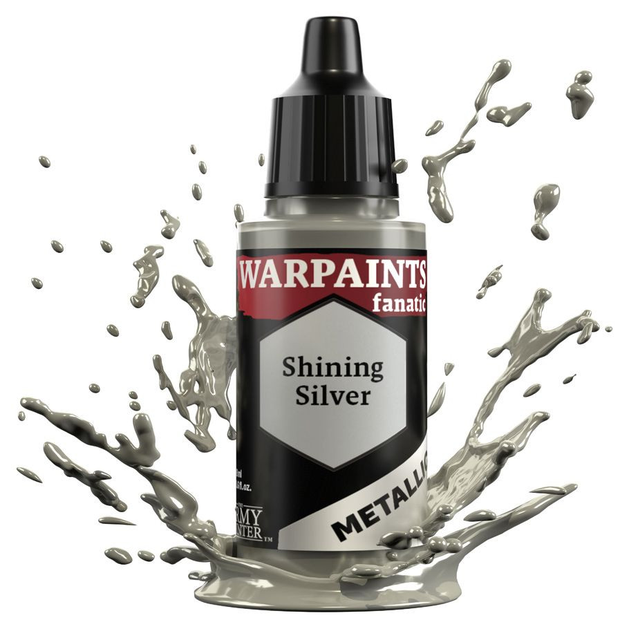 The Army Painter - Warpaints Fanatic Metallic: Shining Silver (18ml)