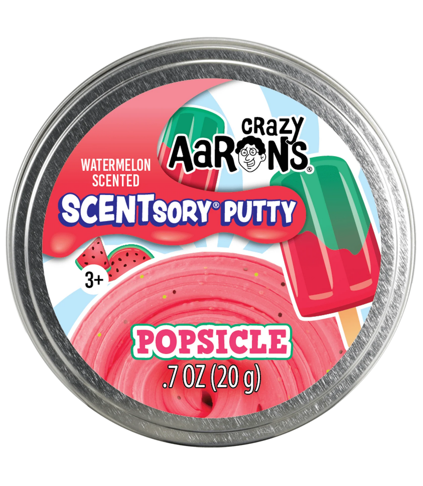 Crazy Aaron's: Popsicle - 2.75" SCENTsory Thinking Putty Tin