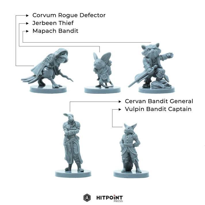 Humblewood: Bandit Coalition - Miniatures (Plastic Minis)