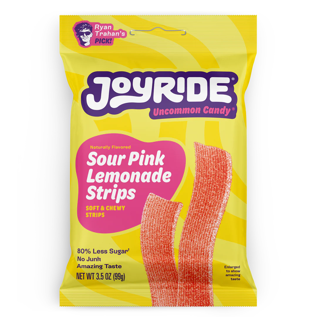 Joyride: Sour Pink Lemonade Strips (3.5oz)