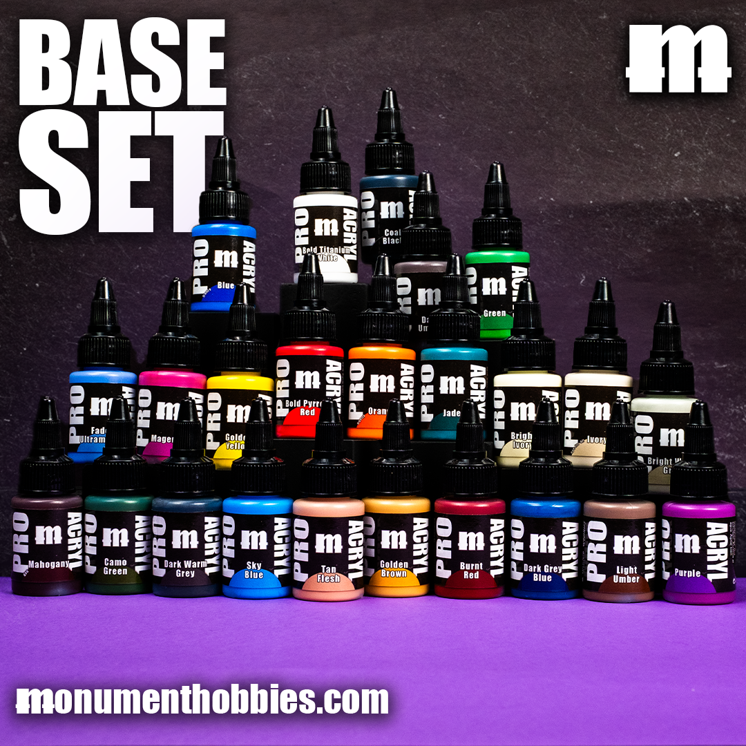 Monument Hobbies - Pro Acryl Base Set
