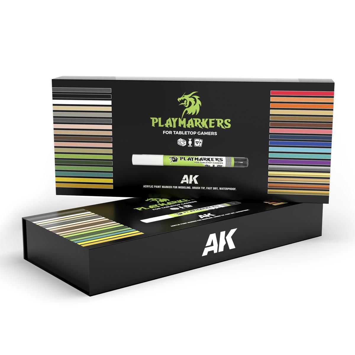 AK Interactive - Special Box AK Playmarker: Full Range 34 Playmarkers