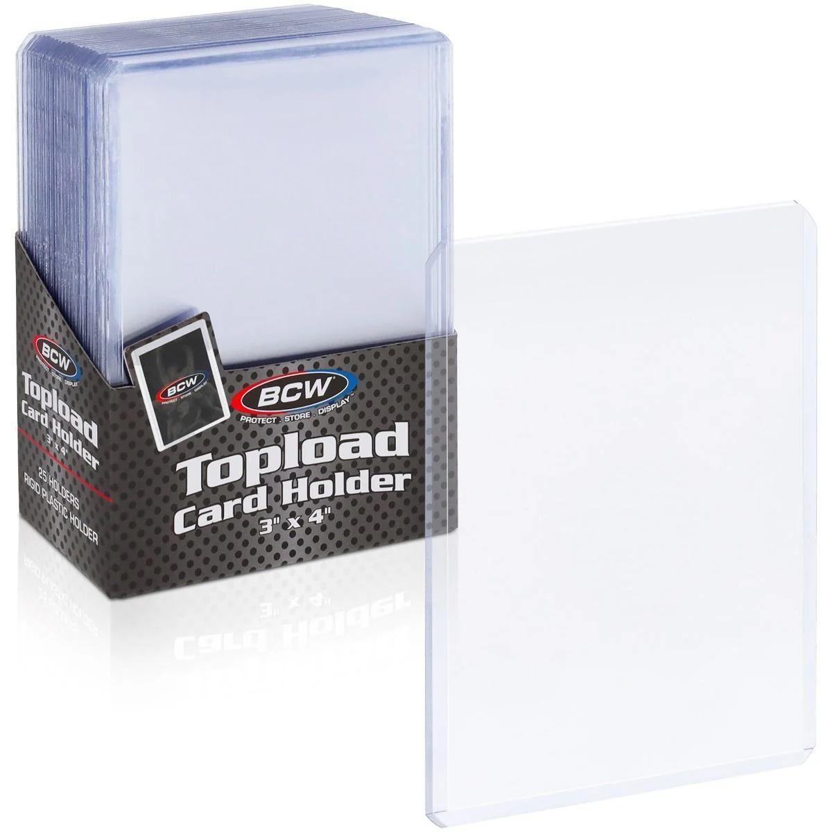 BCW - 3x4 Topload Card Holder - Standard (25/pack)