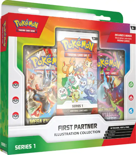 Pokemon - First Partner Illustration Collection Series 1