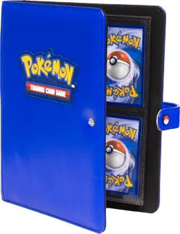 Ultra PRO - Pokemon 4 Pocket: Blue Premium Snap Binder with Logo