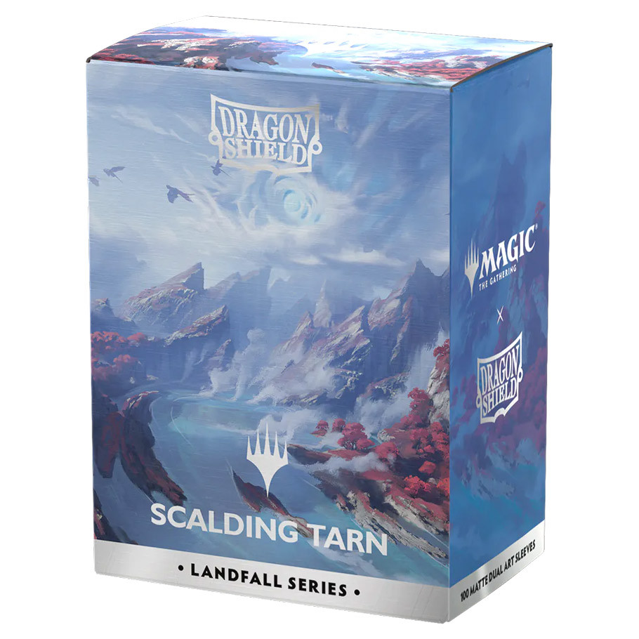 Dragon Shield Sleeves: Standard DUAL- Matte 'MTG Landfall Series- Scalding Tarn' Art (100 ct.)