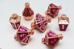Foam Brain Games - Moonlit Lantern: Coppered Voidfire (Metal RPG Dice Set)