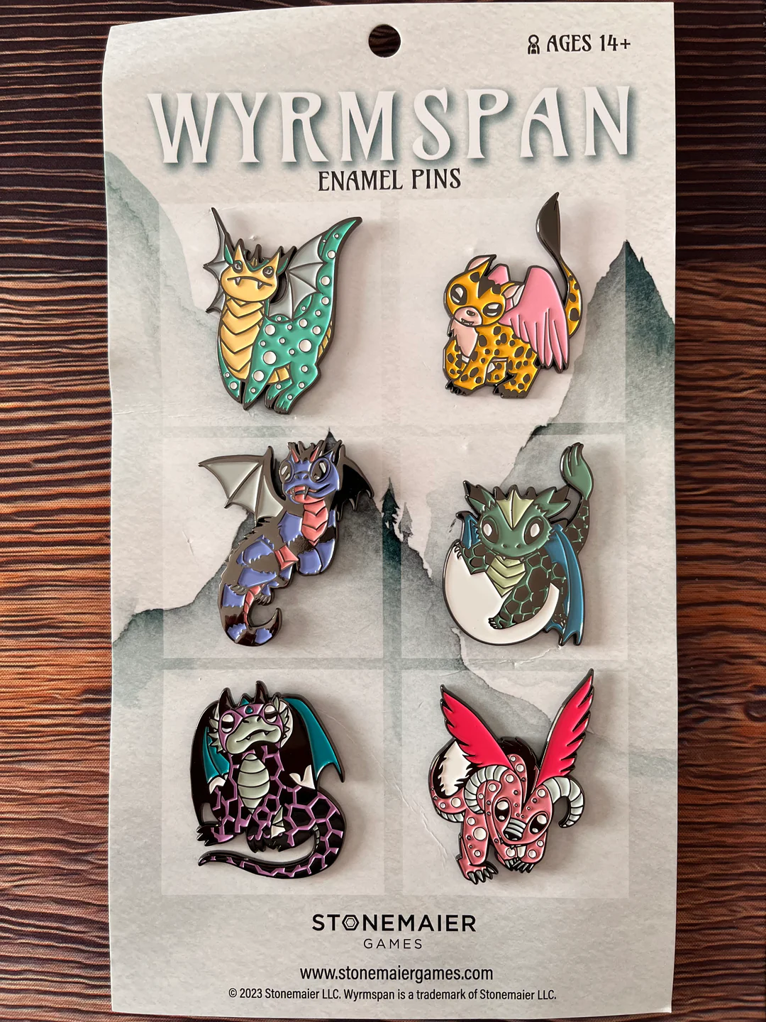 Stonemaier Games - Wyrmspan Enamel Pins