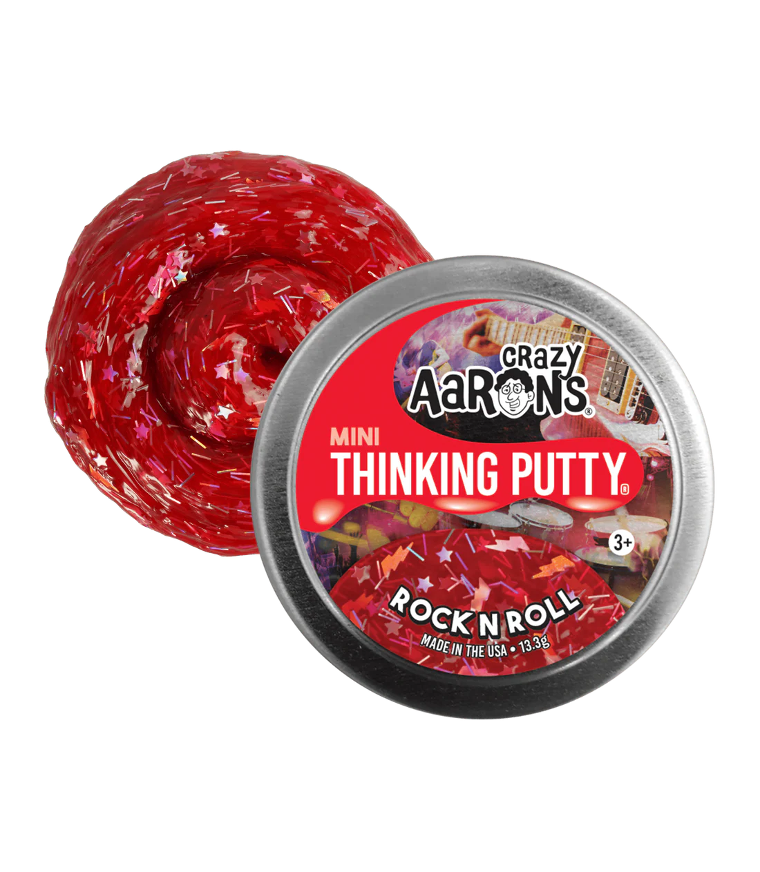 Crazy Aaron's: Rock N Roll - Mini Thinking Putty Tin (0.47 oz)