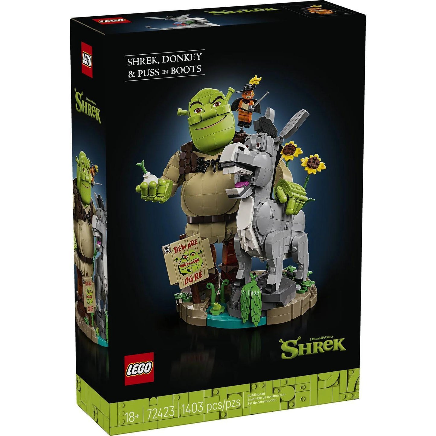 LEGO® Shrek Shrek, Donkey & Puss in Boots | 72423