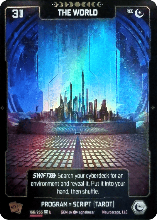 Neuroscape TCG - The World GEN-166 Foil