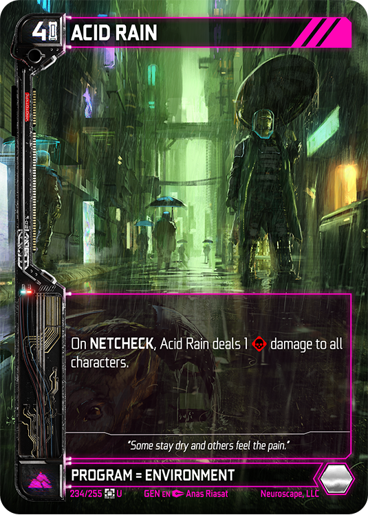 Neuroscape TCG - Acid Rain GEN-234