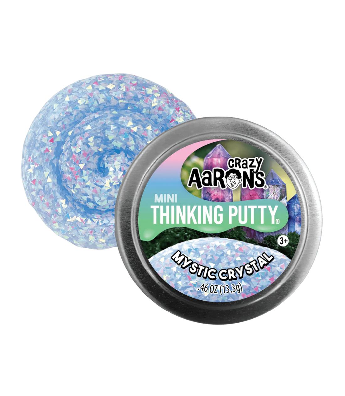 Crazys Aaron's: Mystic Crystal - Mini Thinking Putty Tin (0.47 oz)