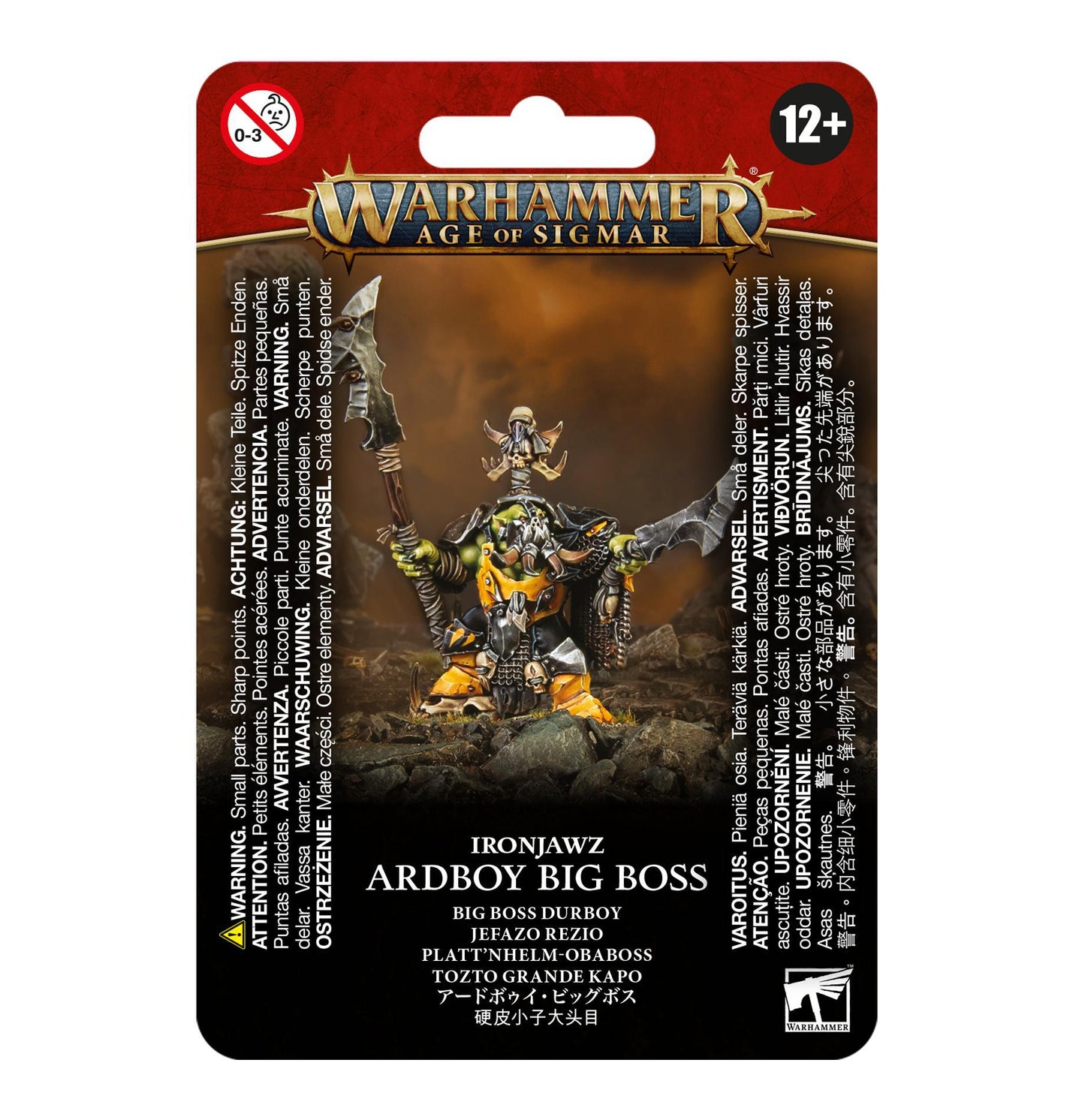 Warhammer Age of Sigmar - Orruk Warclans: Ardboy Big Boss