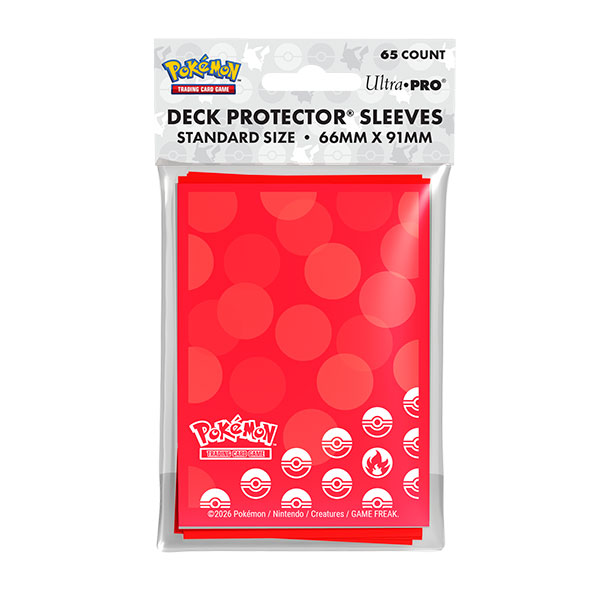 Deck Protectors: Pokemon- Energy- Fire Type (65ct.)