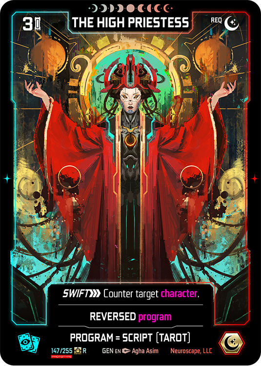 Neuroscape TCG - The High Priestess GEN-147 Foil