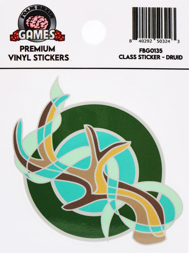 Foam Brain - Class Sticker: Druid