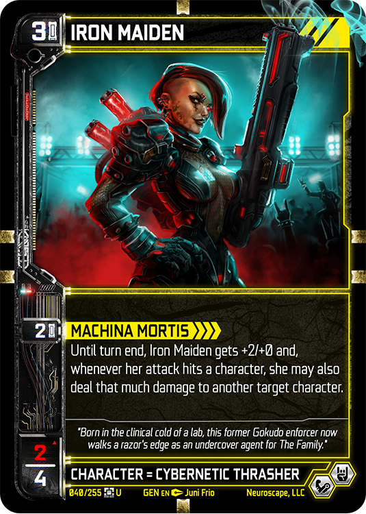 Neuroscape TCG - Iron Maiden GEN-040