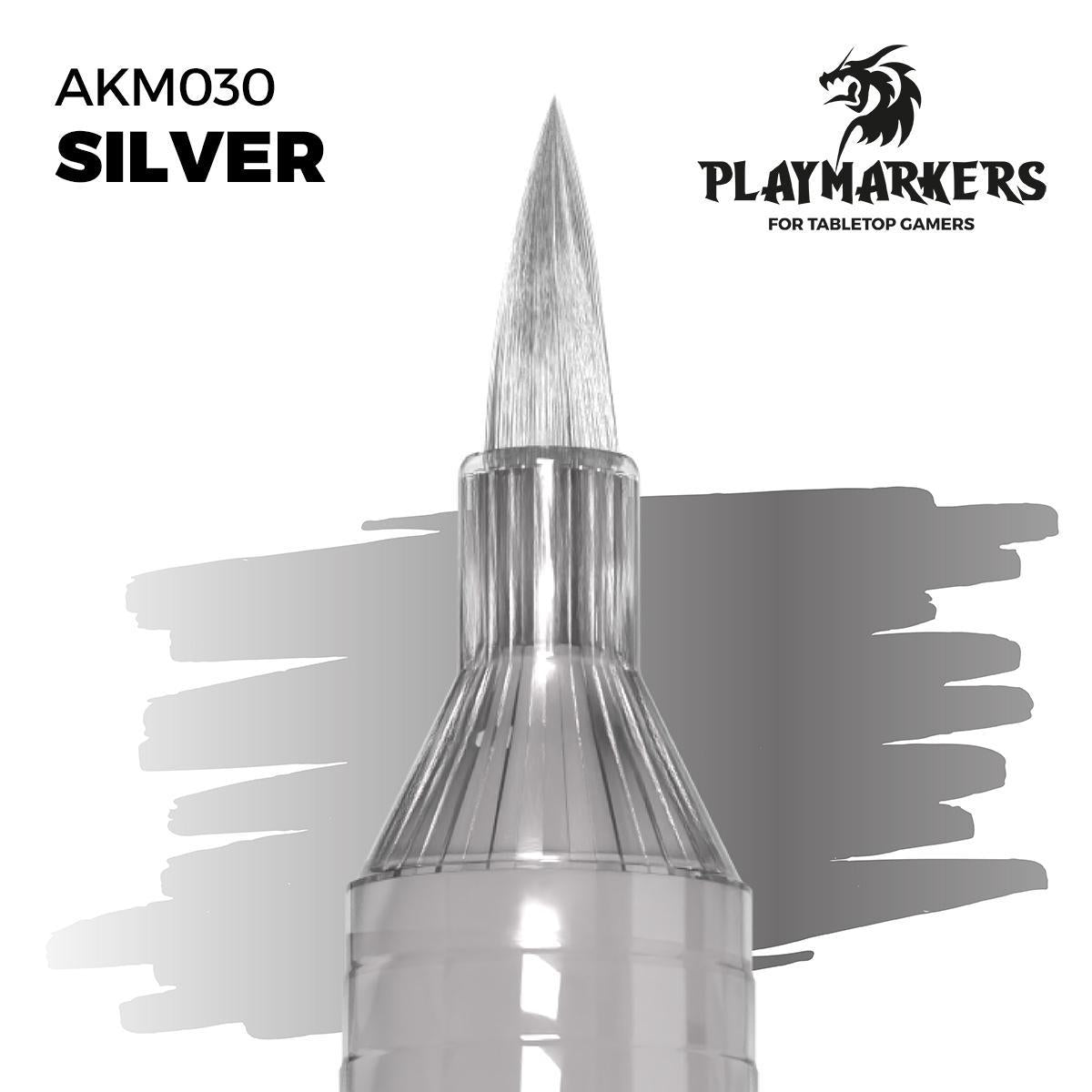 AK Interactive - Playmarker: Silver