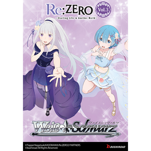Weiss Schwarz: Re:ZERO Starting Life in Another World Vol.3 Booster Display