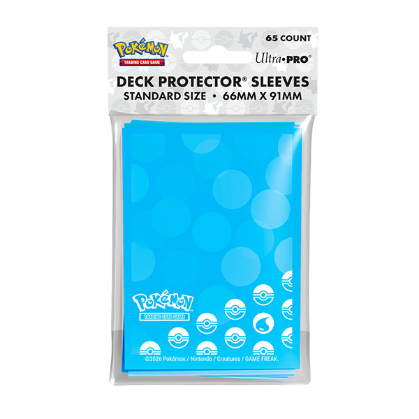 Deck Protectors: Pokemon- Energy- Water Type (65ct.)