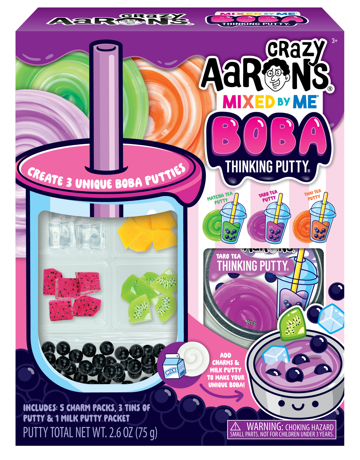 Crazy Aaron's: Boba Tea - Thinking Putty Mixed by Me Kit