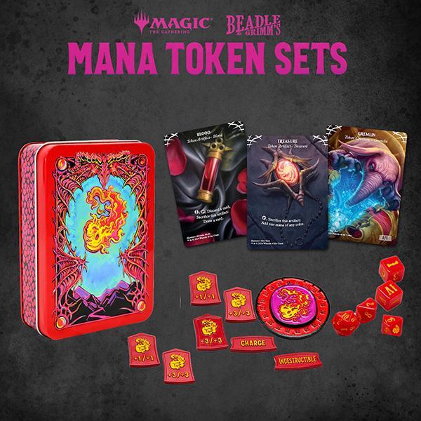 Beadle & Grimm's Mana Token Sets for Magic: The Gathering - Red