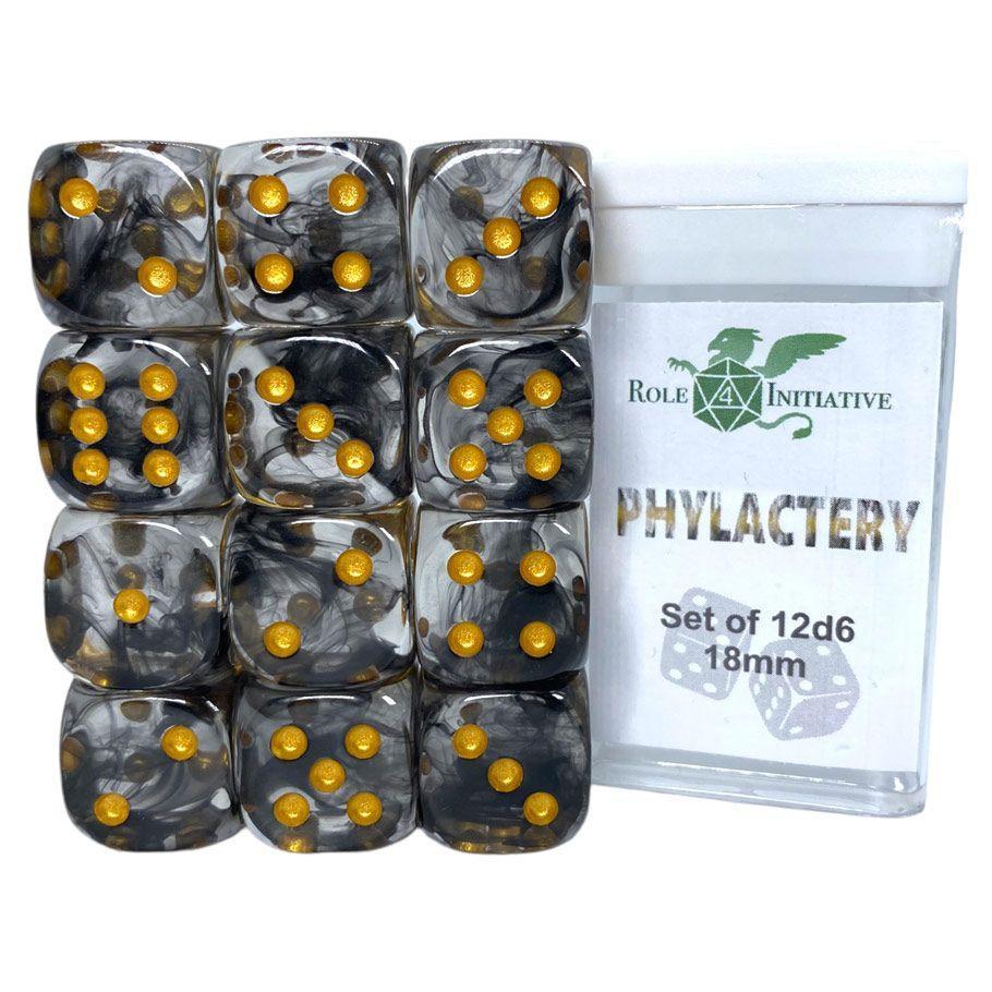 d6 Cube 18mm Diffusion Phylactery (12 count)