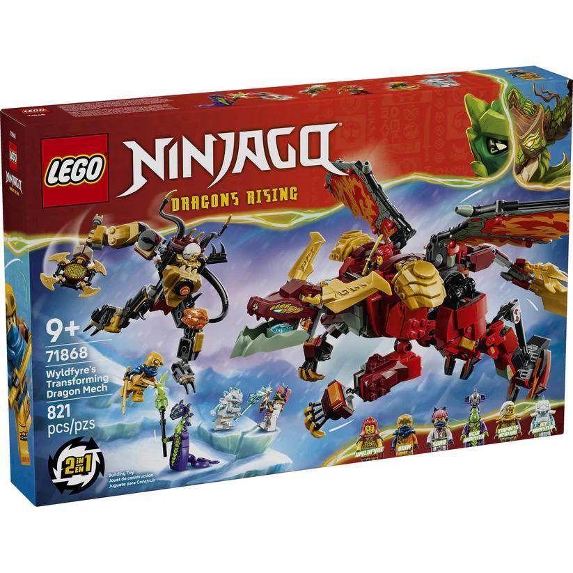 LEGO® NINJAGO® Wyldfyre's Transforming Dragon Mech | 71868