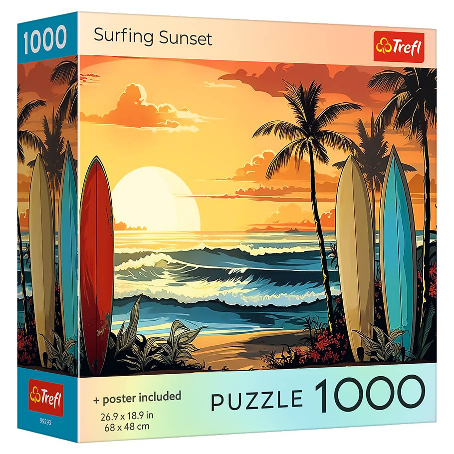 Trefl - Surfing Sunset (1000)