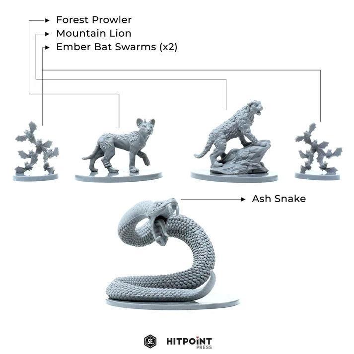 Humblewood: Beasts of the Wood - Miniatures (Plastic Minis)