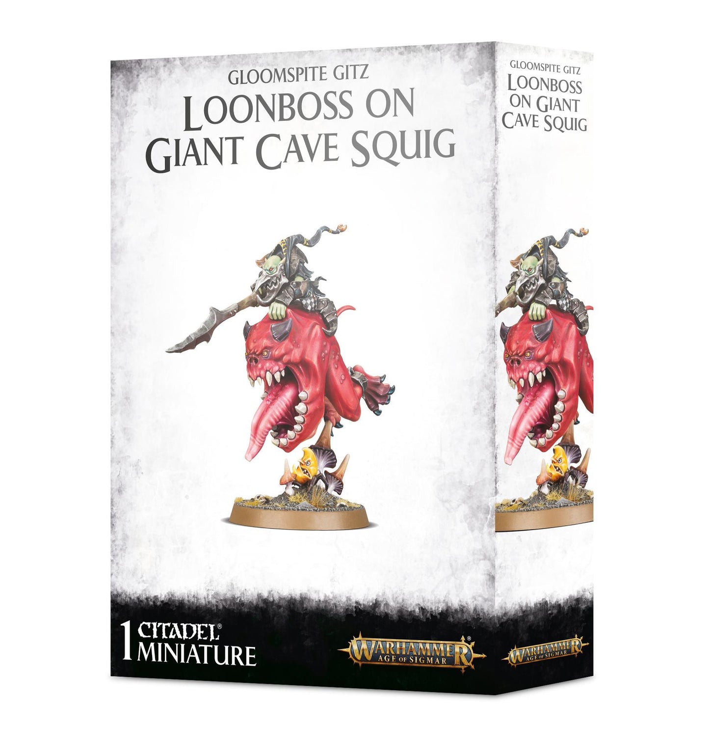 Warhammer Age of Sigmar - Gloomspite Gitz: Loonboss On Giant Cave Squig