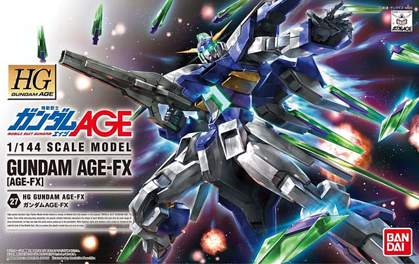 Bandai Gundam - HGAGE Gundam AGE-FX (1/144 | 27) - The Feisty Goblin Gamehouse -