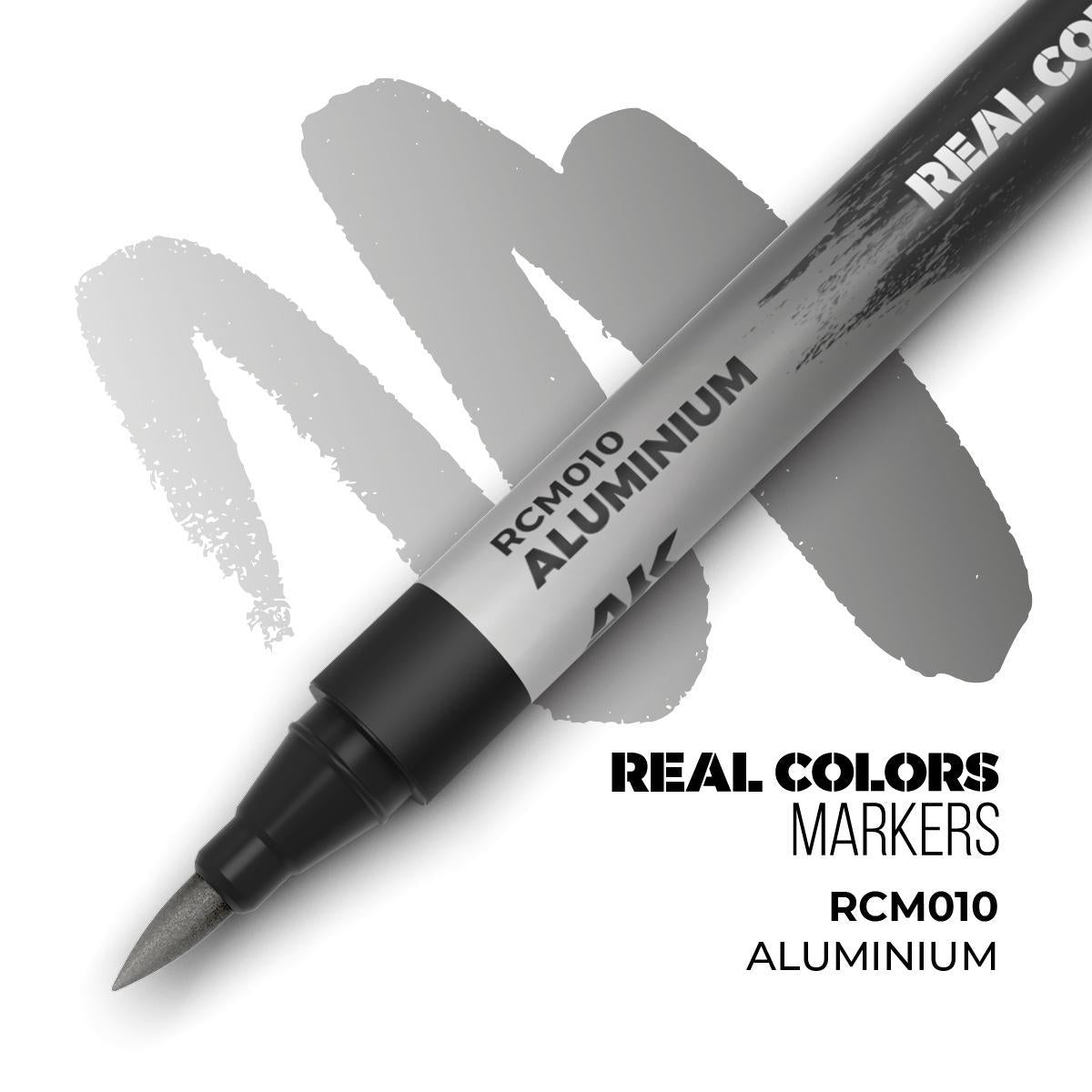 AK Interactive - Real Colors Markers: Aluminium