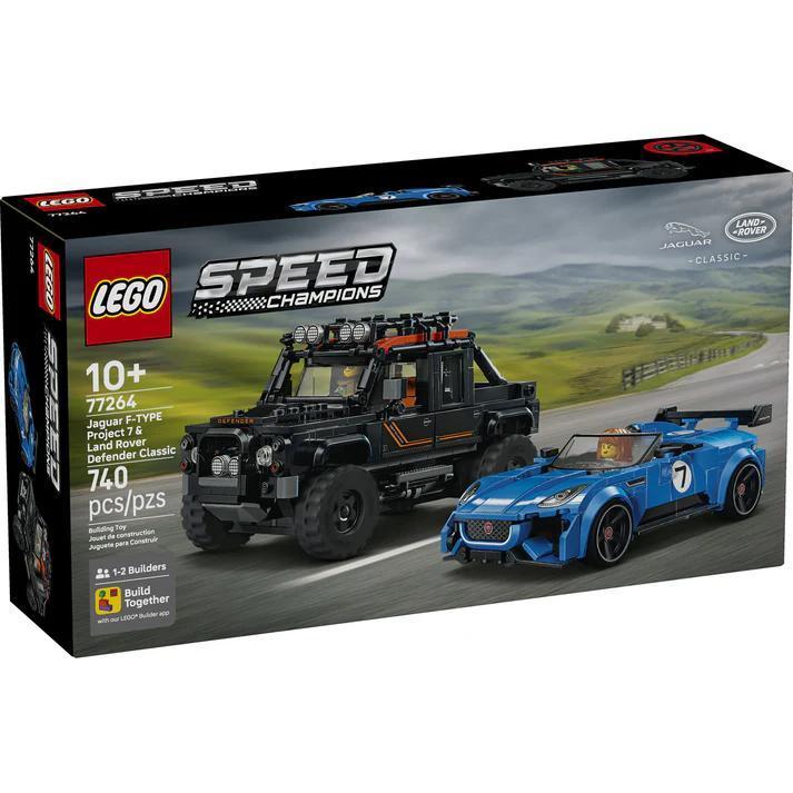 LEGO® Speed Champions Jaguar Project 7 & Land Rover Defender | 77264