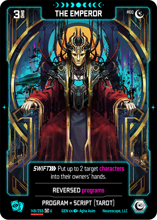 Neuroscape TCG - The Emperor GEN-149 Foil