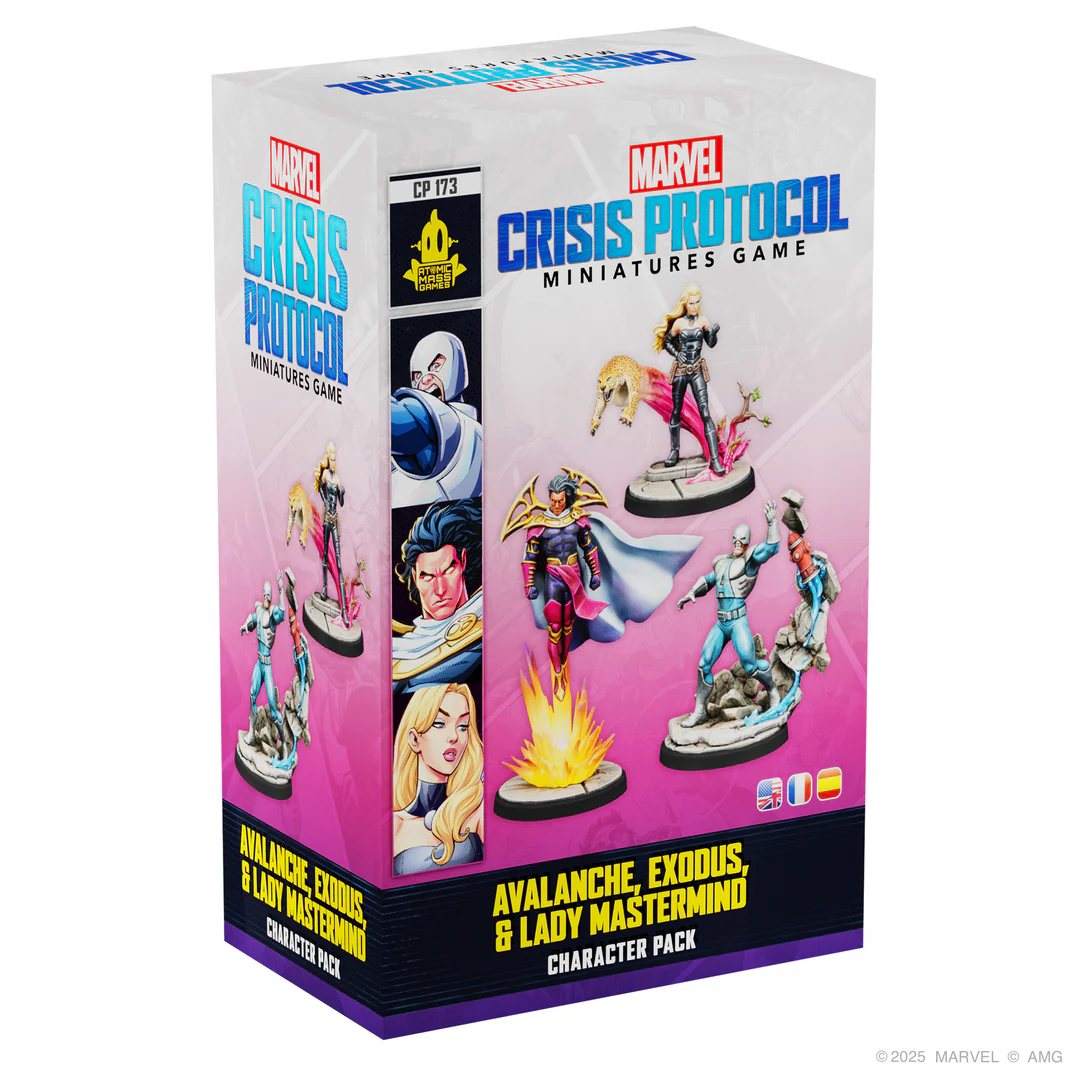 Marvel: Crisis
Protocol -
Avalanche,
Exodus & Lady
Mastermind