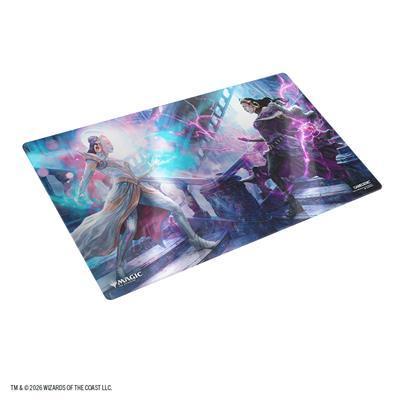 GameGenic - Magic: The Gathering | Reality Fracture Shiny Playmat - Liliana, Devoted Healer/Liliana, Callous Nec