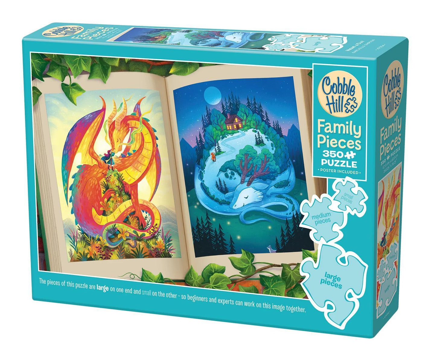Cobble Hill Puzzles - Night & Day | Family Pieces 350