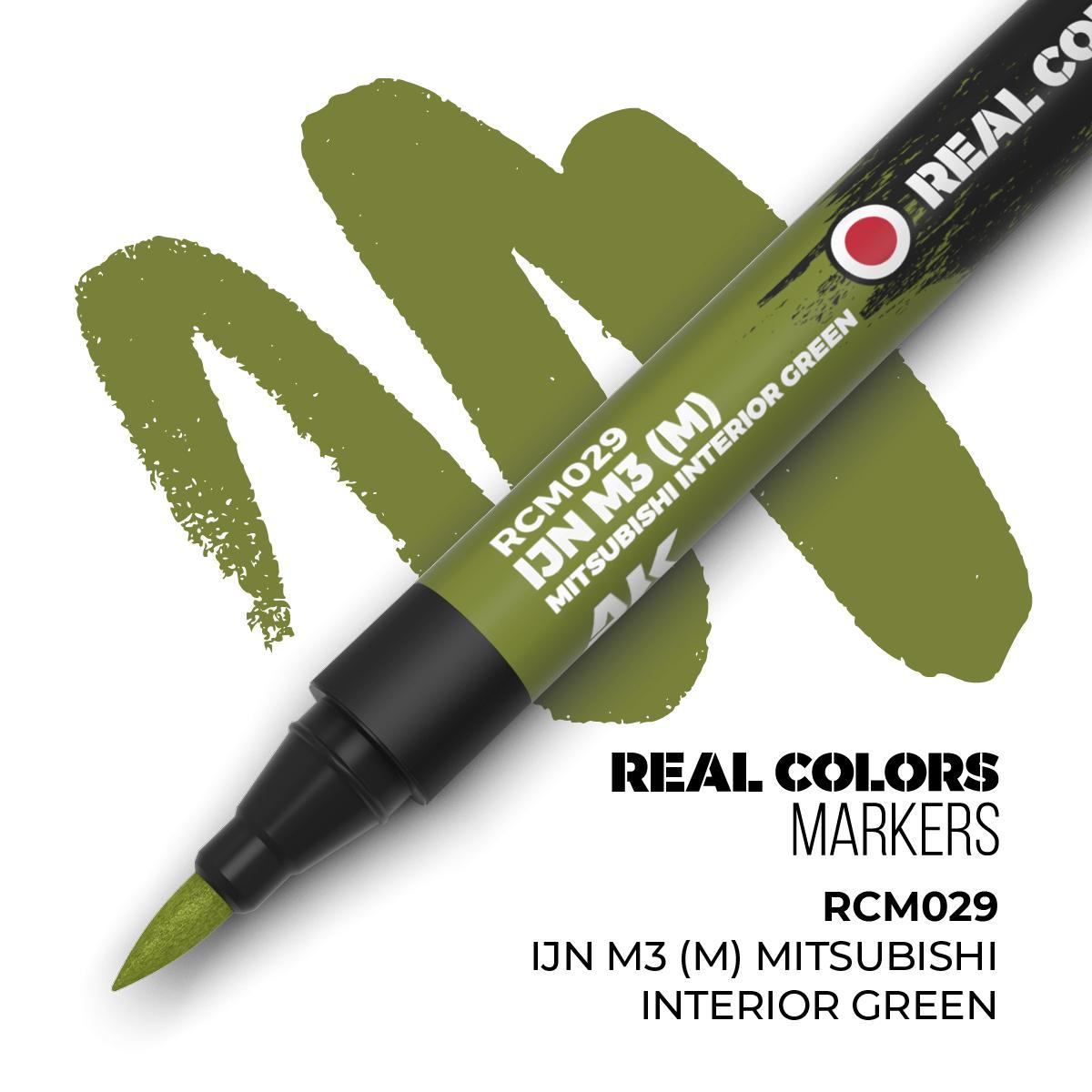 AK Interactive - Real Colors Markers: IJN M3 (M) Mitsubishi Interior Green