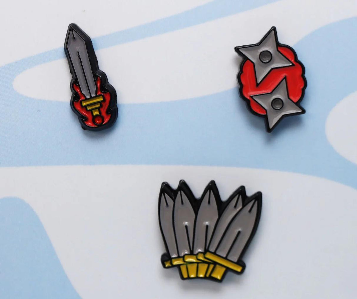 Foam Brain Games - Mini Pins: Weapons Pack
