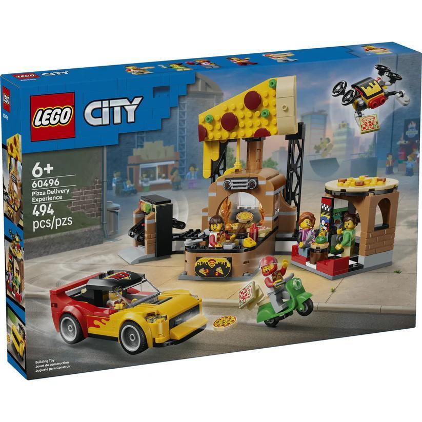 LEGO® My City Pizza Delivery Experience with Vehicles | 60496