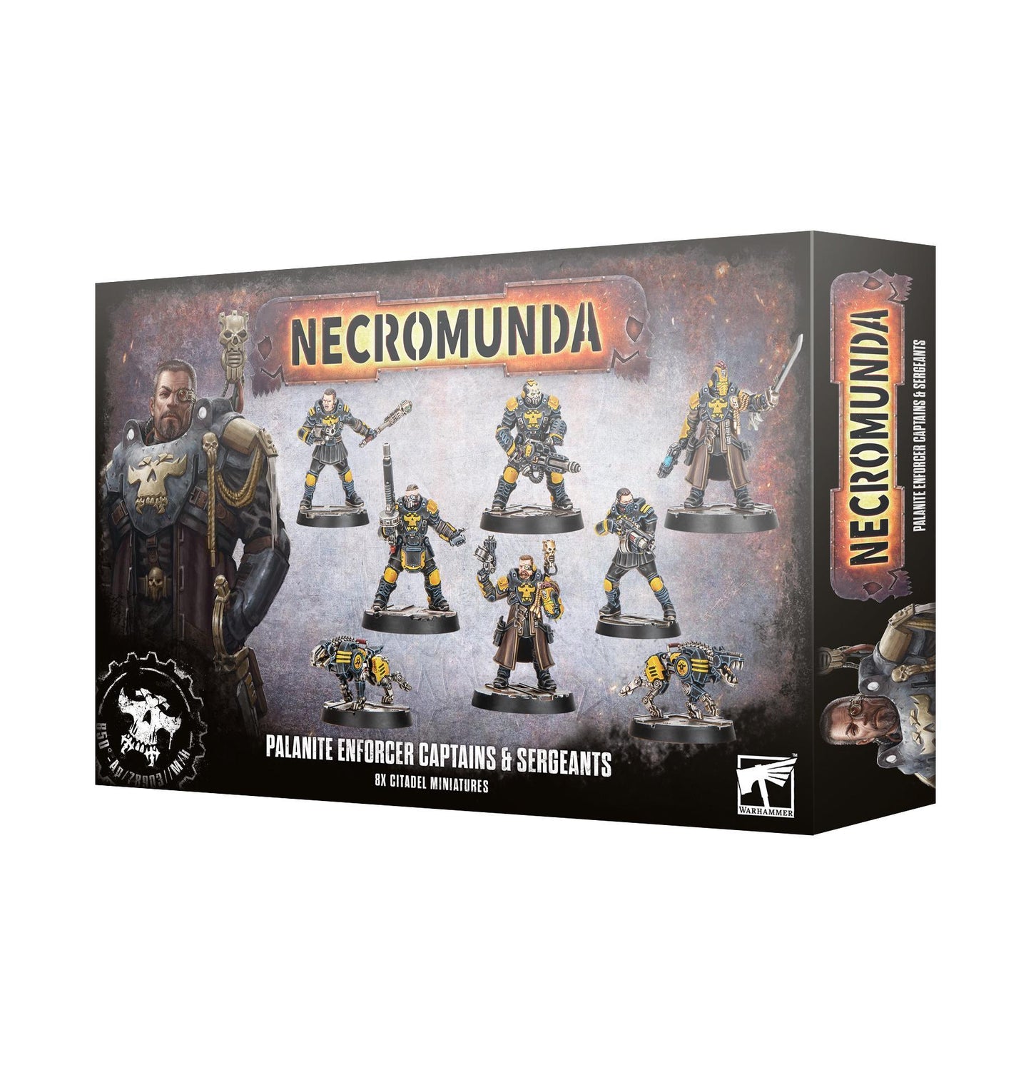 Warhammer Necromunda: Palanite Enforcer Captains & Sergeants