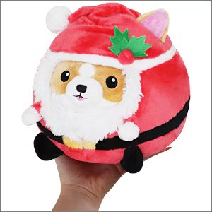 Squishable - Undercover Corgi in Santa